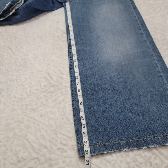 Current/Elliott Women's Wide Leg Crop Jean Size 28 NWT Bromes Blue - Picture 12 of 16